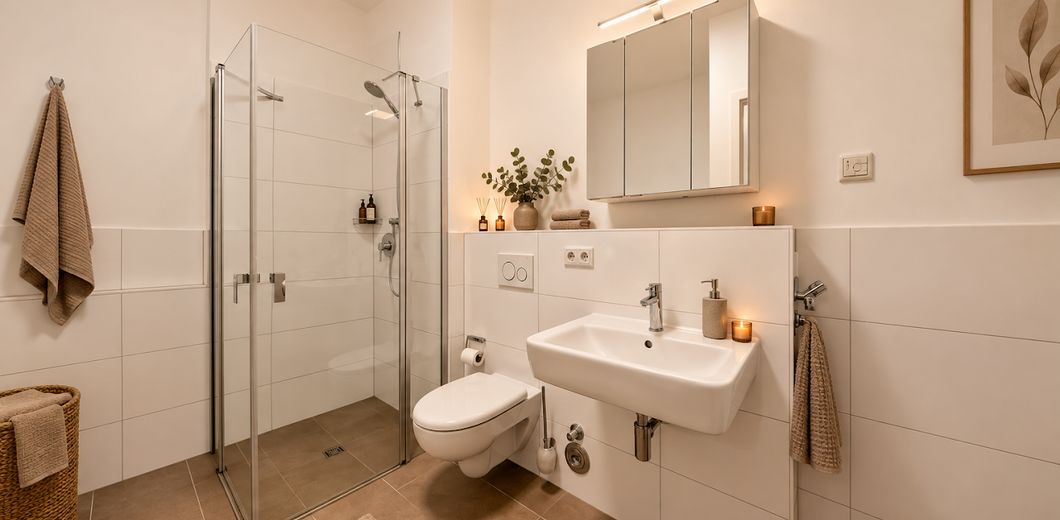 Тихе життя біля Шпрее. У самому центрі Берліна. – Hauptbad mit Dusche und Wanne