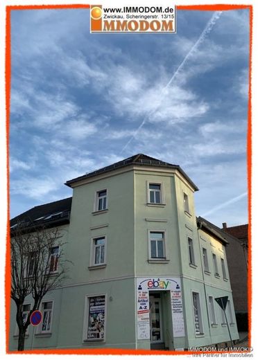 2-Zimmer-Wohnung in Zwickau-Oberplanitz im Dachgeschoss zu vermieten! – Hausansicht