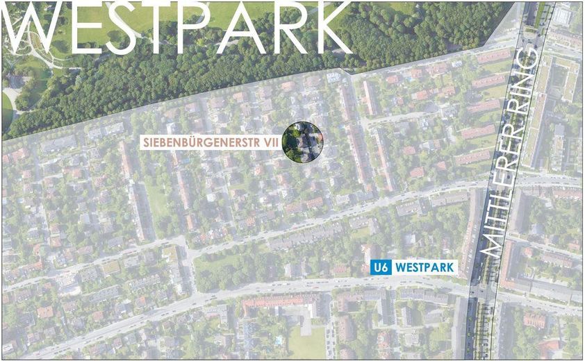 2-Zimmer-WHG komplett ausgestattet, 2-room APP comfortably furnished, Munich Westpark, Metro U6 – 1 Min zu Westpark, 2 Min zu U6
