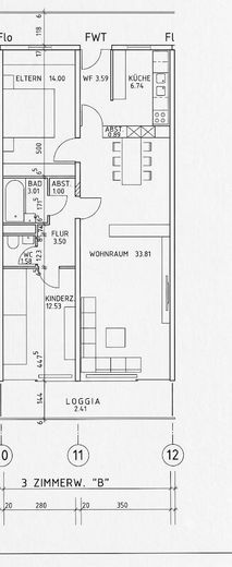 Provisionsfrei! Top Preis-Leistungs-Verhältnis (82 m²): 3 Zimmer, Balkon & TG-Platz in Horrem – Foto 12