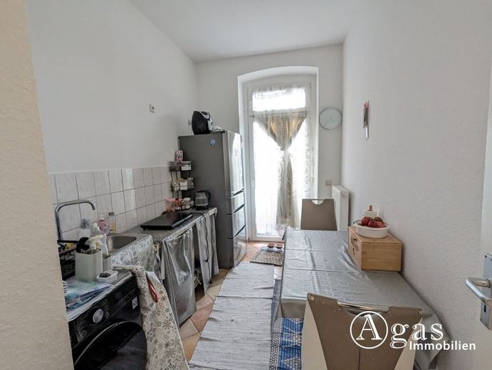 3-Zimmer-Erdgeschosswohnung mit Balkon und Keller in Eberswalde – Küche