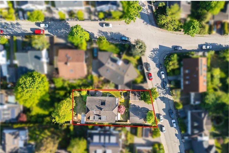 Grundstück Vogelperspektive