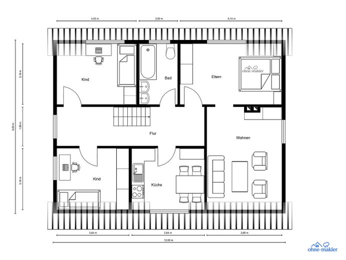 2. OG, Wohneinheit 2