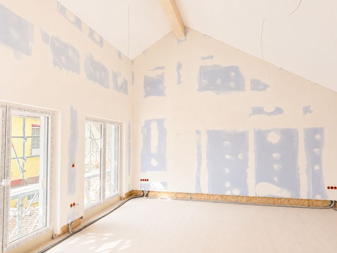 KfW-40 Zweifamilienhaus im Zentrum | Selbst wohnen & vermieten | Erstbezug – Maisonette Wohn_Esszimmer