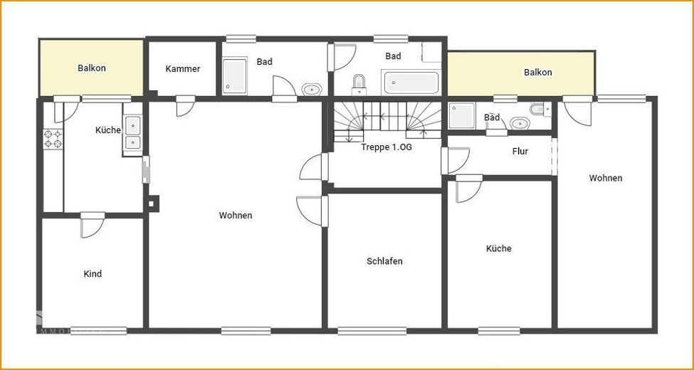 1. Etage / 2 Wohnungen