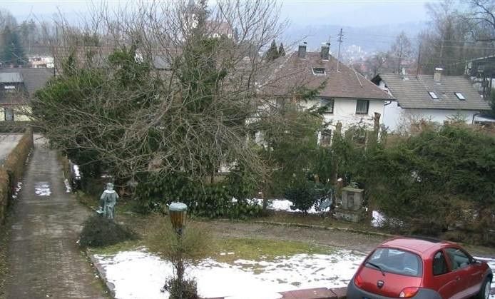 Wohnhaus mit Gartenhaus und Panoramaaussicht in Gernsbach – Aussicht vom Balkon