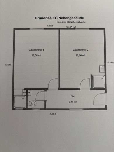 Einfamilienhaus mit Nebengebäude, Hof und Garage – Foto 22