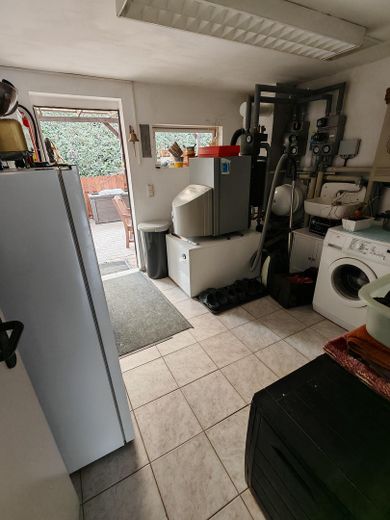 Heizung und Waschraum