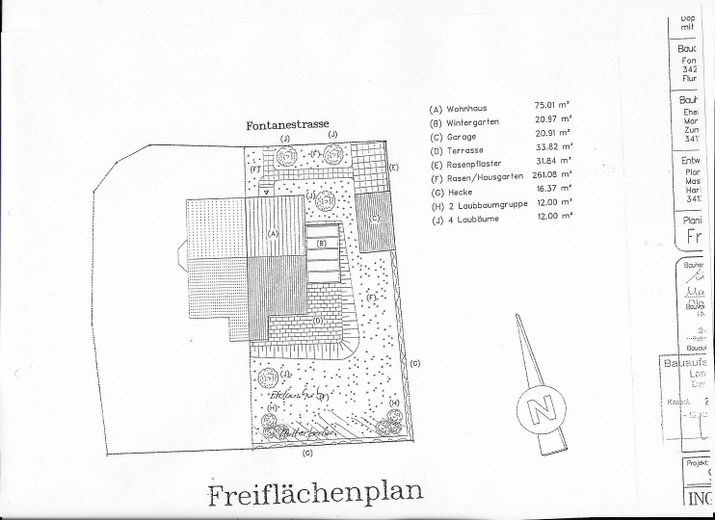 Freiflächenplan