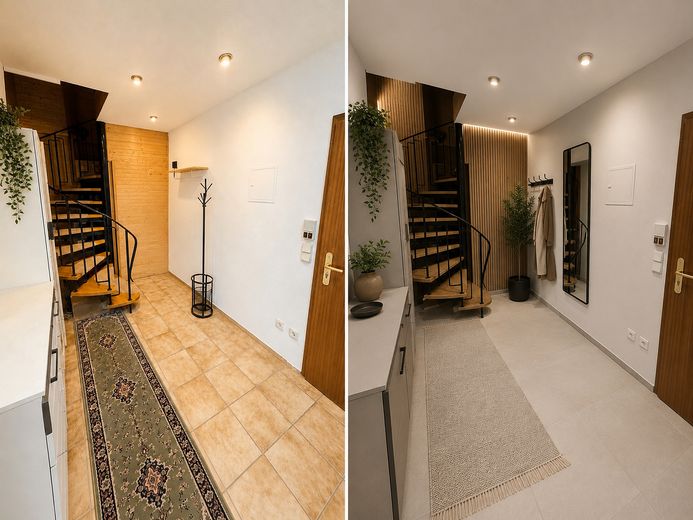 MAISONETTEWOHNUNG MIT GROSSEM BALKON – Flur