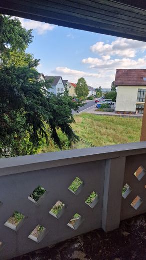 Blick vom Balkon