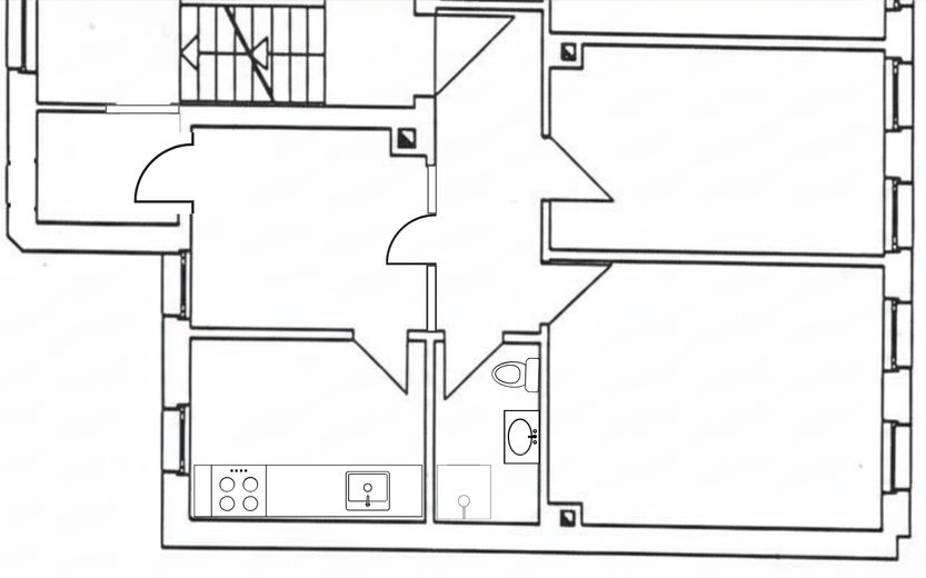 Leere, renovierungsbedürftige Wohnung in Gohlis-Süd – Zdjęcie 11