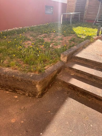 Charmante maison familiale, prête à emménager, avec grande terrasse dans un emplacement pratique – Pflegeleichte Rasenfläche mit 