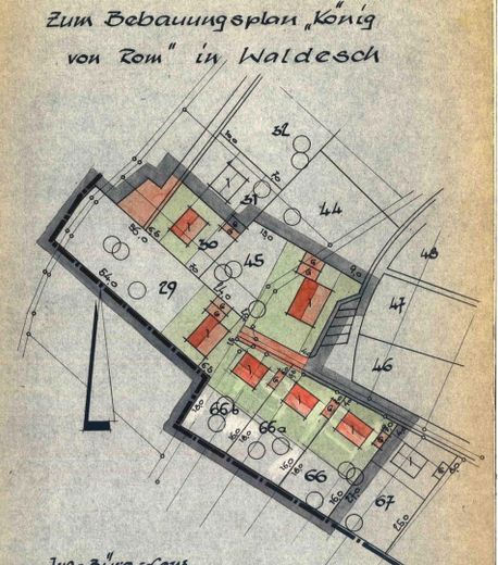 Ausschnitt B-Plan Waldesch