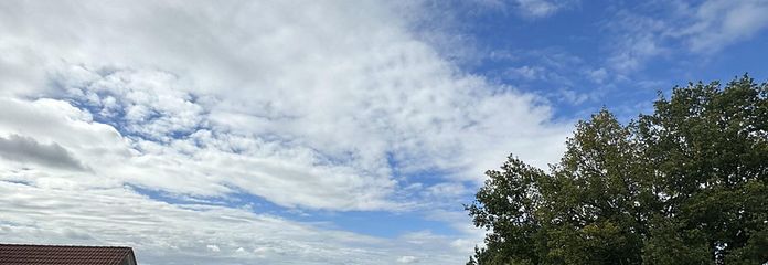 Blick vom Balkon