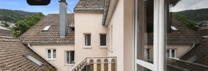 Wynajęte mieszkanie inwestycyjne w Hornberg – 3 pokoje, balkon i 4,17 % rentowności brutto