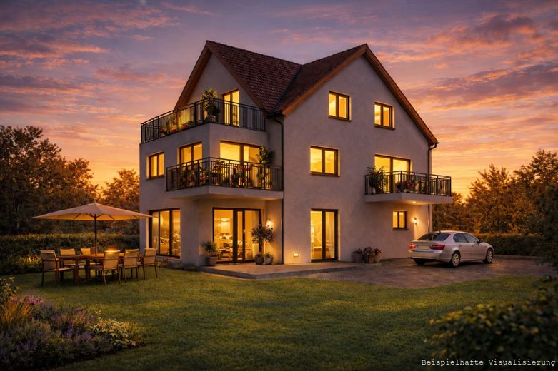 Geplante Gartenansicht III