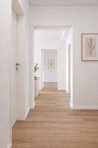 Zentral, hell und gut angebunden – attraktive 3-Zimmer-Wohnung- provisionsfrei – Eingang/ Flur