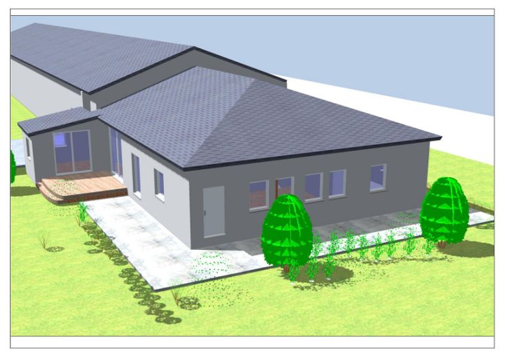 आवासीय और व्यावसायिक भवन 850m², ऊर्जा-कुशल रूप से नवीनीकृत A+; 4288m² भूखंड, मिश्रित क्षेत्र, 2 निर्माण क्षेत्र – Wohnbereich aus Gartenansicht