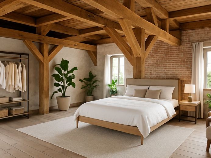 3 Hektar Potenzial - deine Chance auf Wertsteigerung. – Visuelle Veranschaulichung - Speicherhaus Schlafzimmer