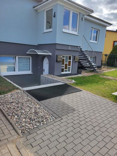 Vicino alla spiaggia e al margine dei campi: la vostra soleggiata casa unifamiliare con appartamento separato sulla costa del Mar Baltico – Eingang UG