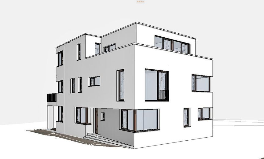Vistas despejadas de 180° al Spree y vistas a zonas verdes - ático tipo maisonette en casa de tres viviendas – Perspektive Südwest