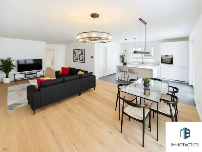 Hochwertige KfW40-QNG 3-Zimmer-Wohnung in Rheinnähe mit Terrasse und Tiefgaragenstellplatz – Foto 1