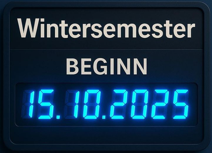 Wintersemester 2025 Hinweis