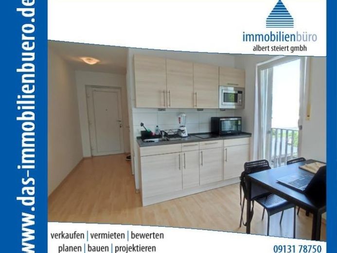 Nur für Studenten! Modernes 1-Zimmer-Apartment mit Balkon und Einbauküche ab dem 01.10.2026 zu vermieten – Foto 1