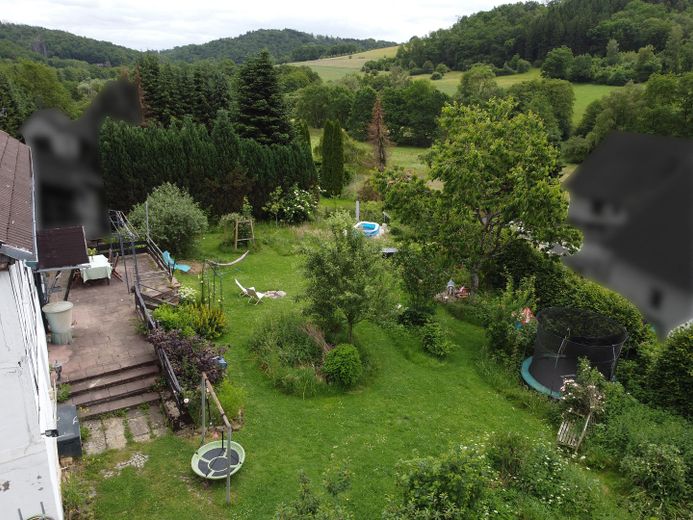 Fachwerkhaus mit Talblick - historisches Wohnen im Grünen bei Bielstein – Garten