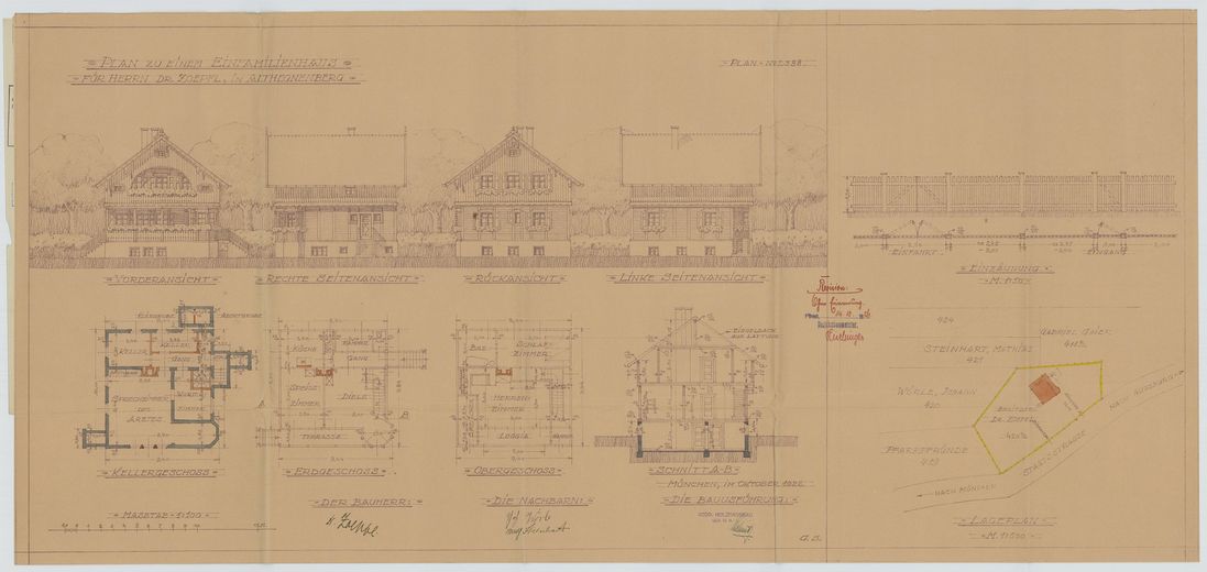 Plan von 1926