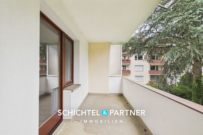 Gartenstadt Süd | 3-Zimmer-Wohnung für Kapitalanleger &amp; Selbstnutzer – S&amp;P | Balkon