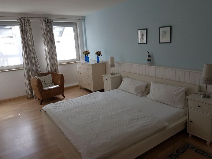 Maisonette mit Dachterrasse mitten in Warnemünde – Schlafzimmer 2 EG