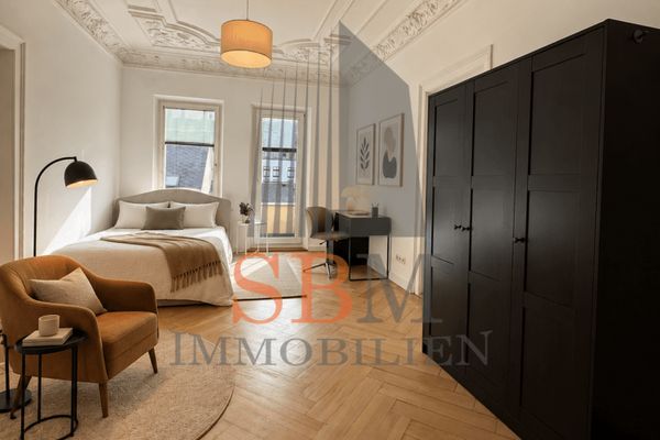3 gemeubileerde kamers vrij in 5-persoons-WG met balkons & apart WC – Fürth (Nürnberger Straße)