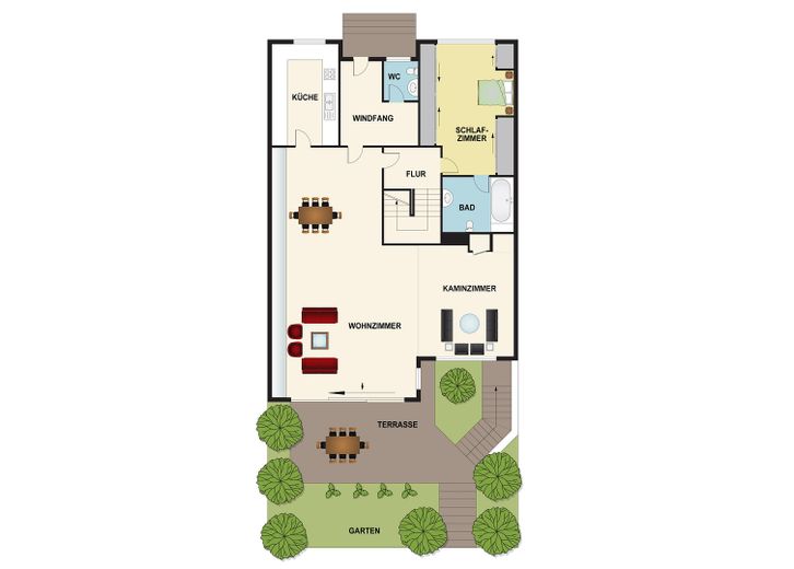 Modernes Reihenmittelhaus mit Photovoltaik und viel Platz zum Leben in Großburgwedel – EG