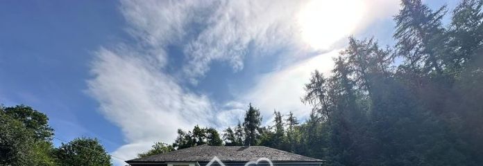 Freistehendes Einfamilienhaus in Alleinlage mit Panoramablick im Wald