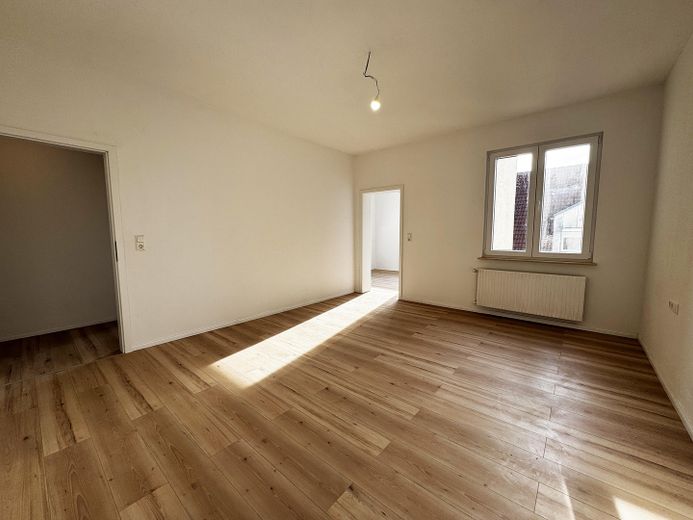 Sanasyondan sonra ilk kullanım - Yeni zemin/mutfak/banyo/pencereler - Heilbronn'da merkezi konum – Wohnzimmer
