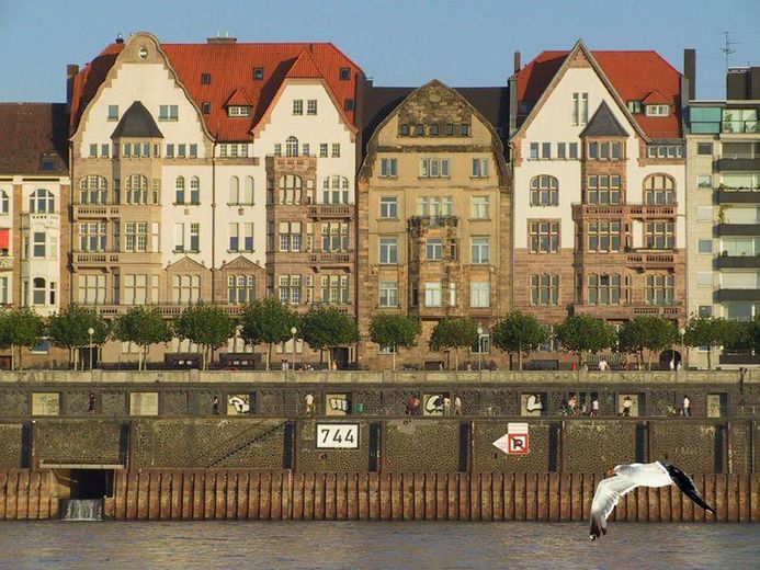 Ansicht vom Rhein aus