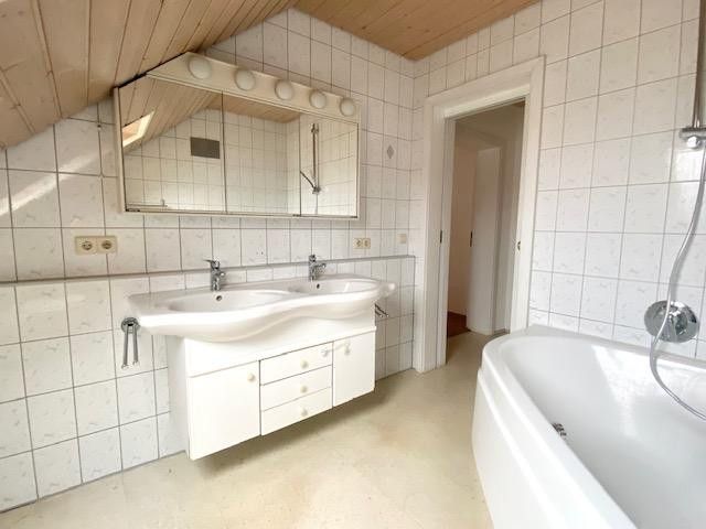 Doppelwaschtisch im Bad 