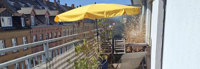 Schöne Dachterrasse