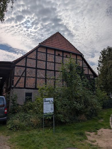 Участок мечты с большим садом в Шапене / на окраине деревни – Fachwerkhaus - Ansicht NO