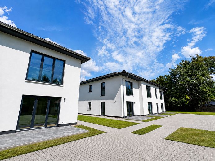 Erstbezug im Neubau! Moderne 1-Zimmer Wohnung mit QNG-Plus Siegel und Einbauküche! – Außenansicht