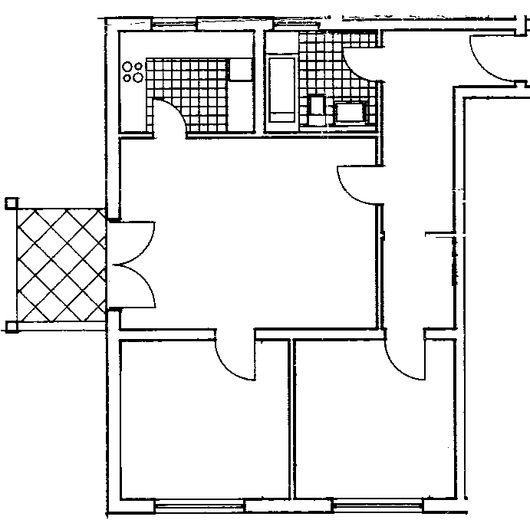 In ruhiger zentraler Lage zum Einkaufen - für Familien mit Balkon 1. Stock – Grundriss