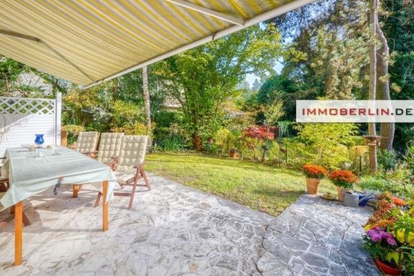 IMMOBERLIN.DE - Toplage! Charmantes Einfamilienhaus mit wunderbarem Südgarten