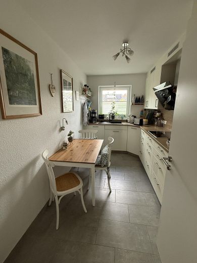 Küche vom Wohnzimmer aus