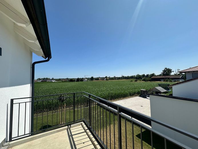 Blick vom Balkon