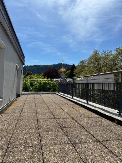 Dachterrasse Blick ins Grüne