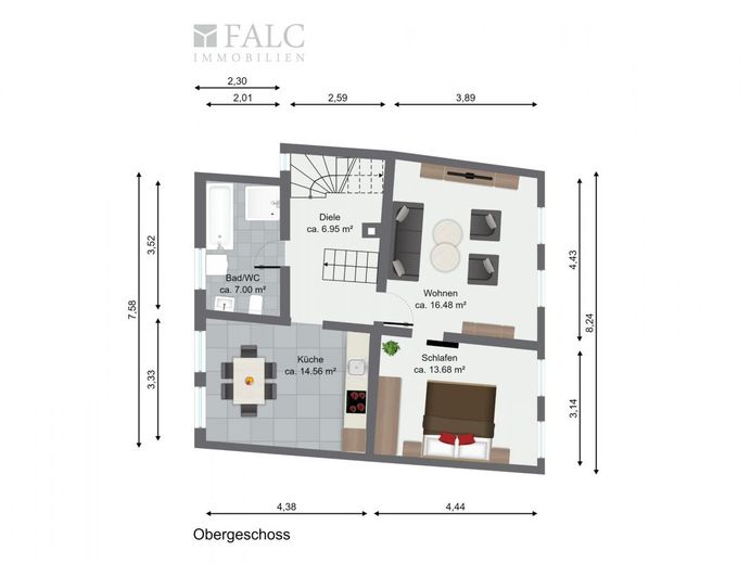 Grundriss 1. OG