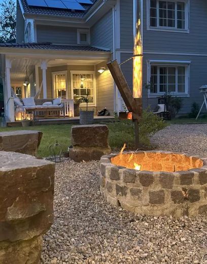 Traumhaus in der Eifel – Feuerstelle im Garten