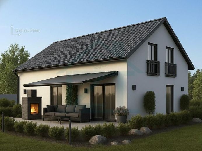 Moderne massive Stadtvilla inklusive 335 m² Grundstück in Jena-Winzerla – Foto 1